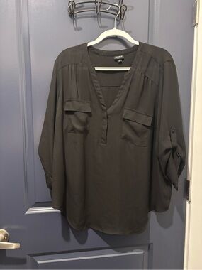 Torrid Black Blouse